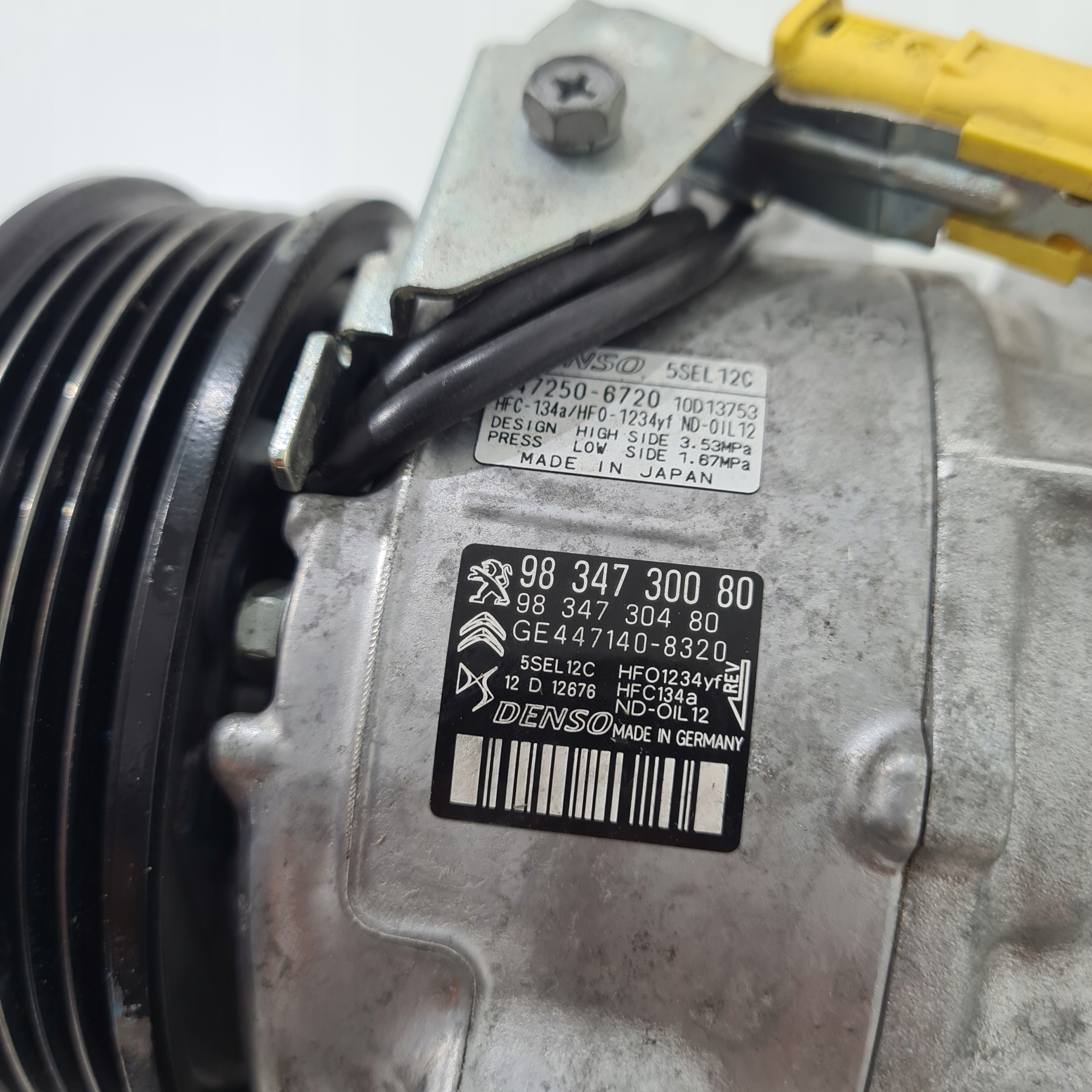 Compresseur KLIMY Opel CORSA F 1.2 THP 9834730080