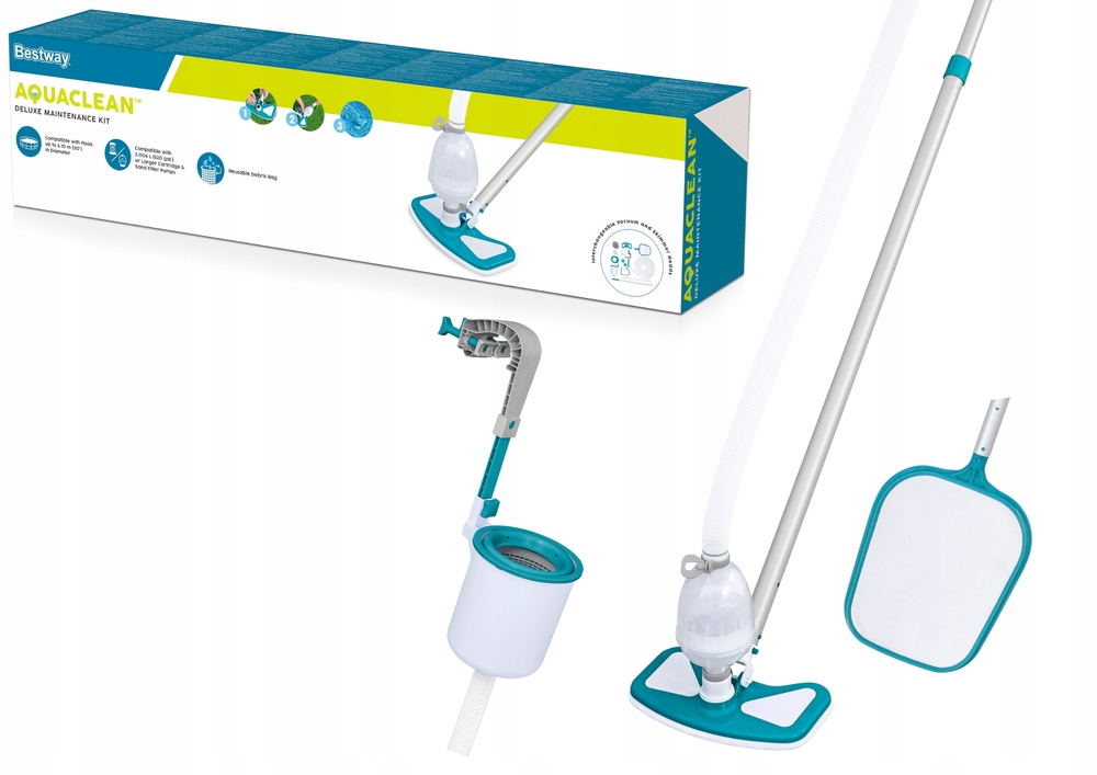 Sada na čistenie bazéna Deluxe Skimmer Bestway 58237 Vysávač 3v1