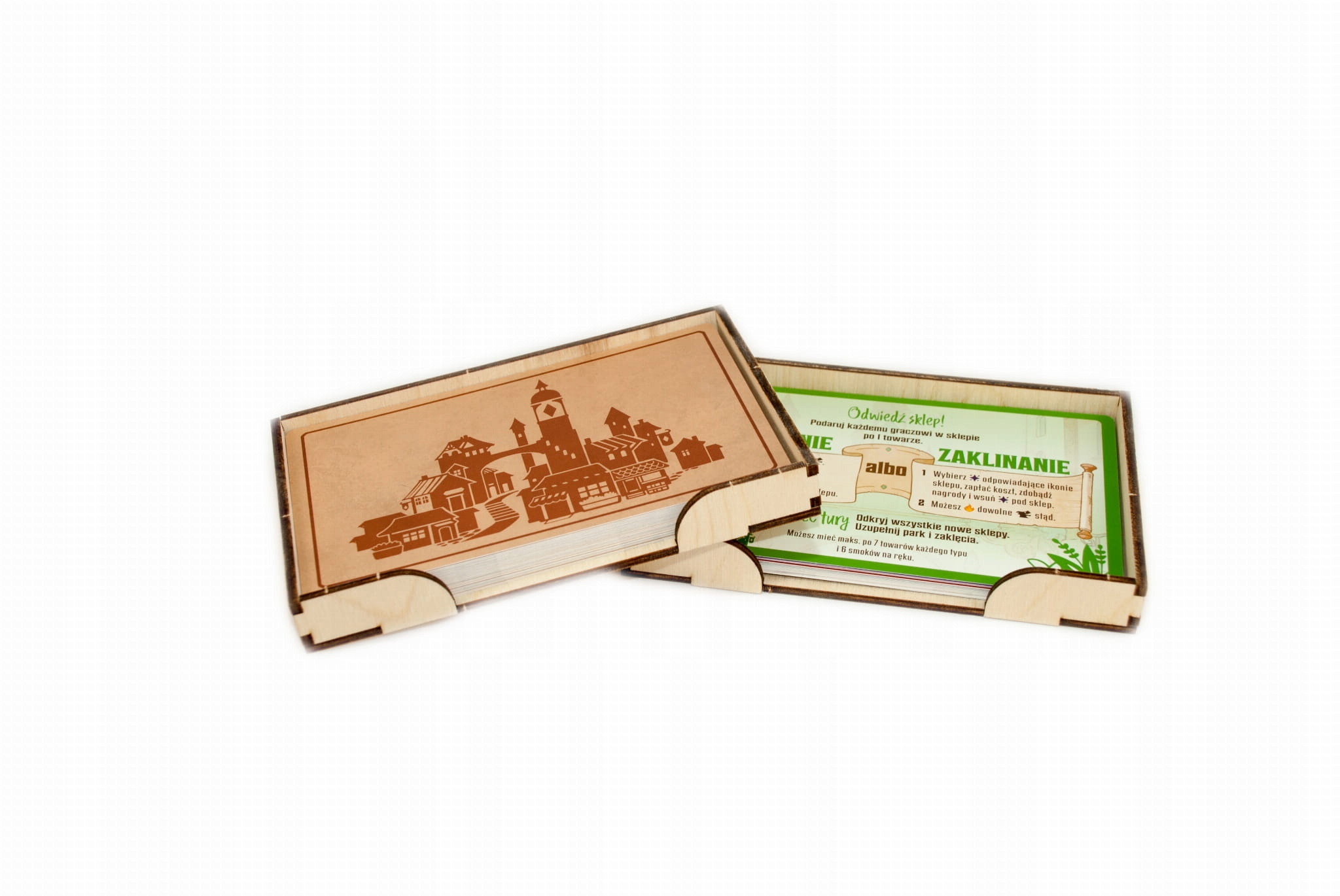 Insert pasujący do gry Flamecraft Materiał drewno