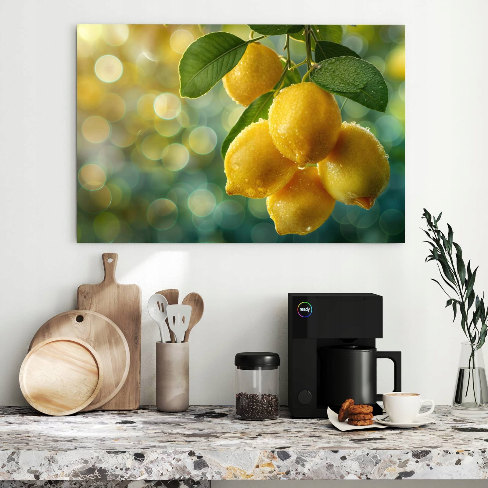 Magnetická tabule Strom cytrynové 90 × 60 cm