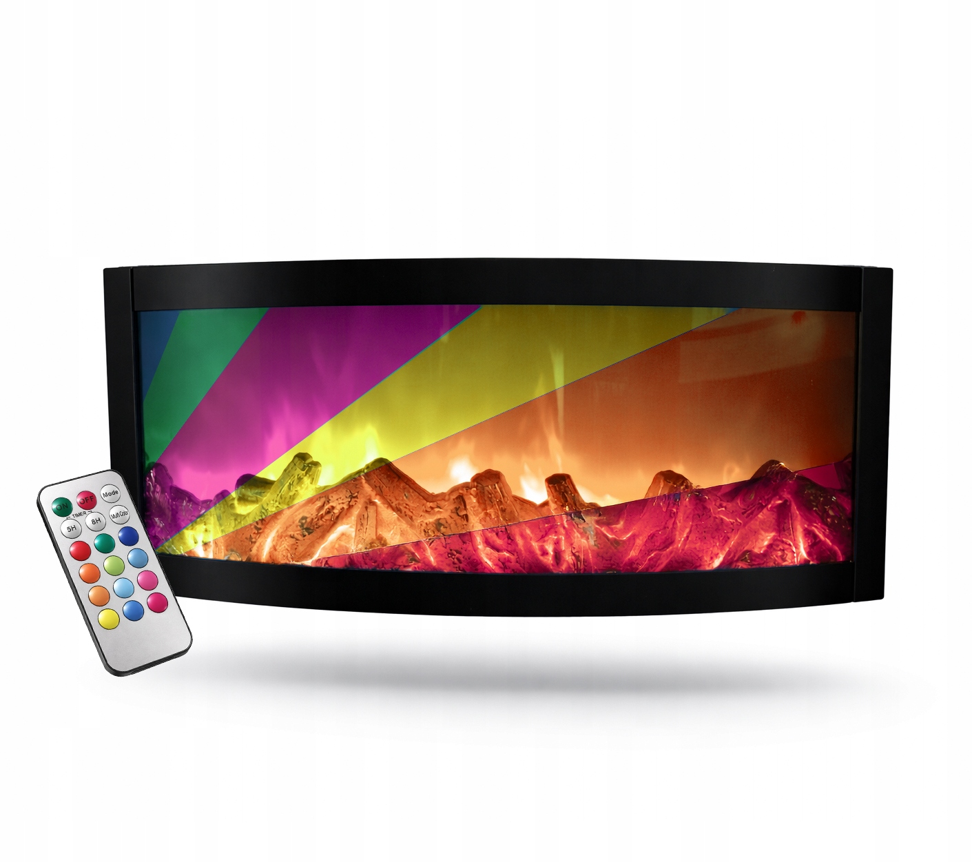 Velký Kovový Rgb Led Krb, Změna Barev, Dálkové Ovládání Pro Zavěšení