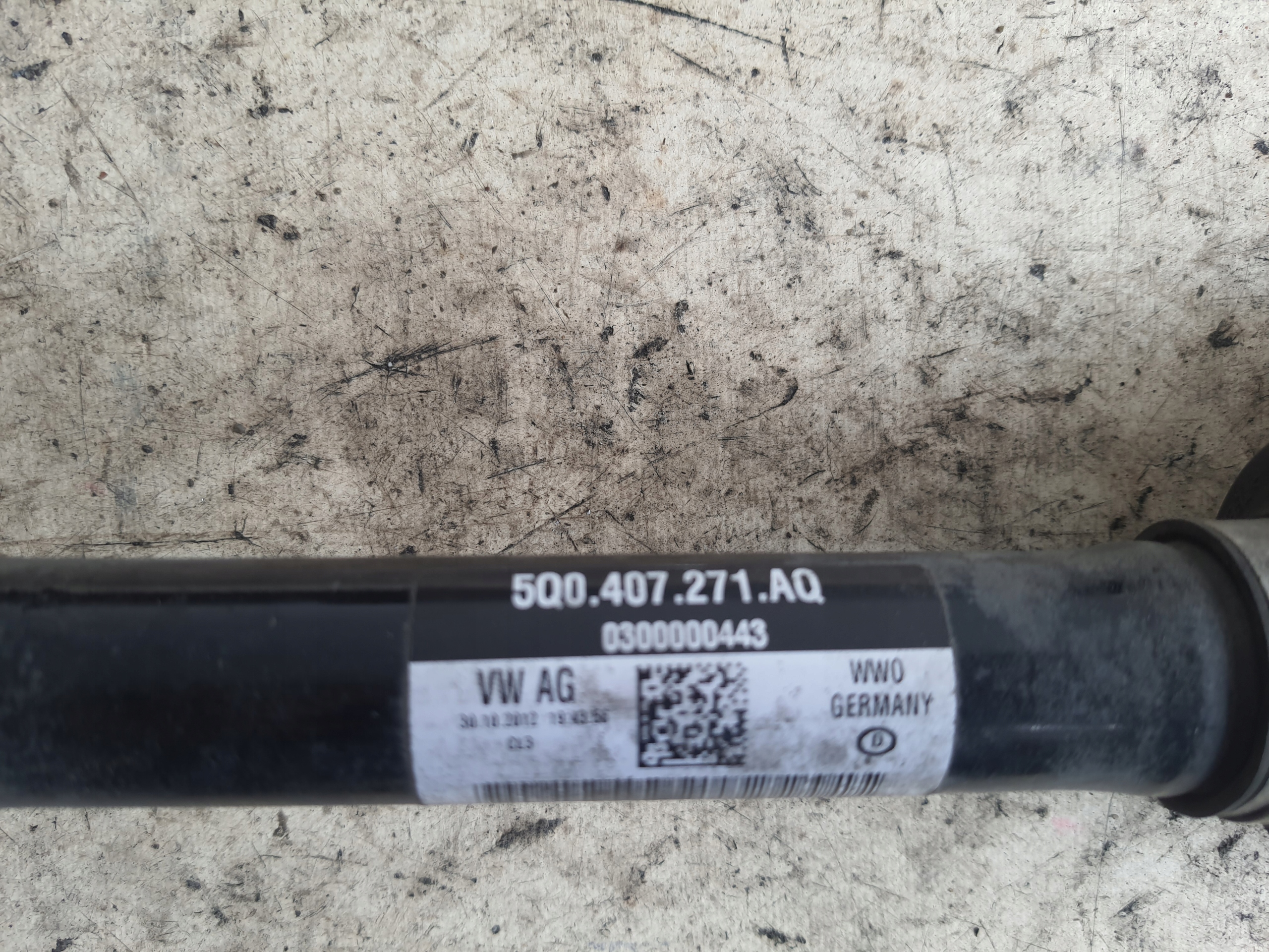 VW SKODA AUDI airbag semi-axis left 5Q0407271AQ