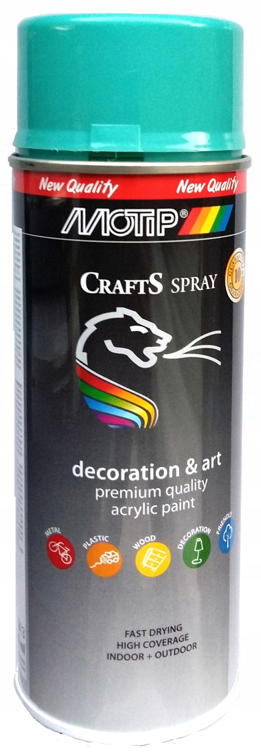 Lakier Crafts spray 400ml Ral 5018 turkusowy