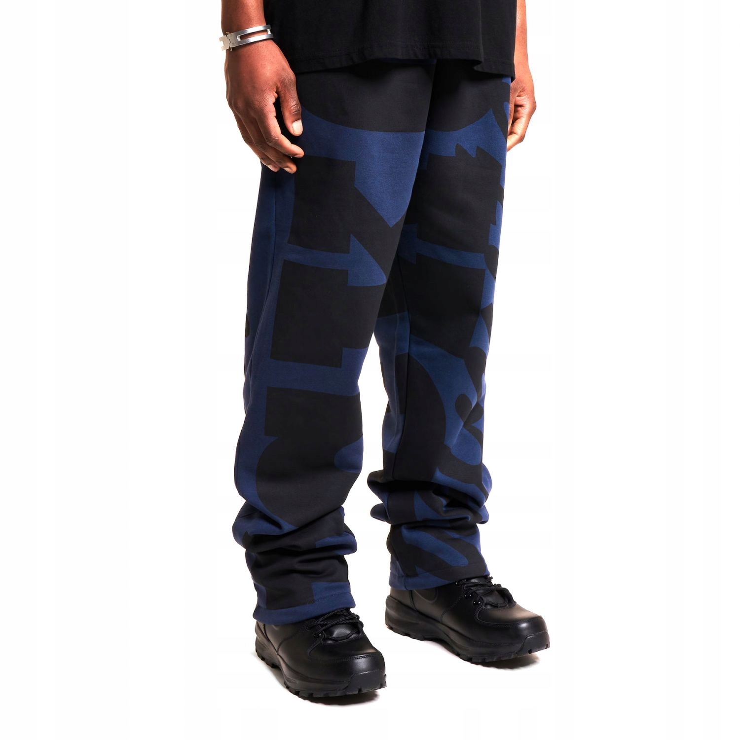 Pánské teplákové kalhoty Ecko Unltd. Big Font Tmavě modré jednoduché 2XL