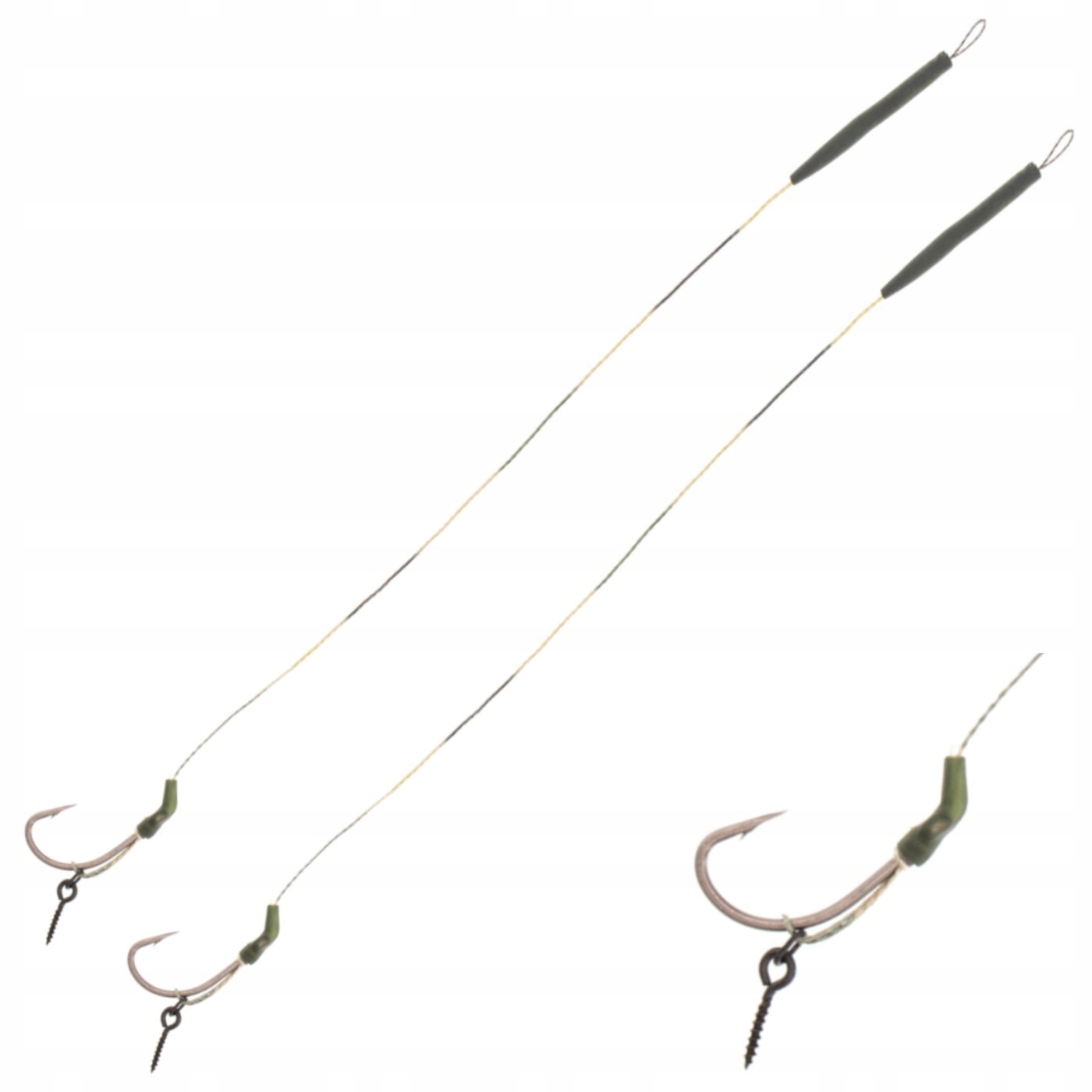 Przypon Karpiowy hak: 2 Slip D-rig Mikado