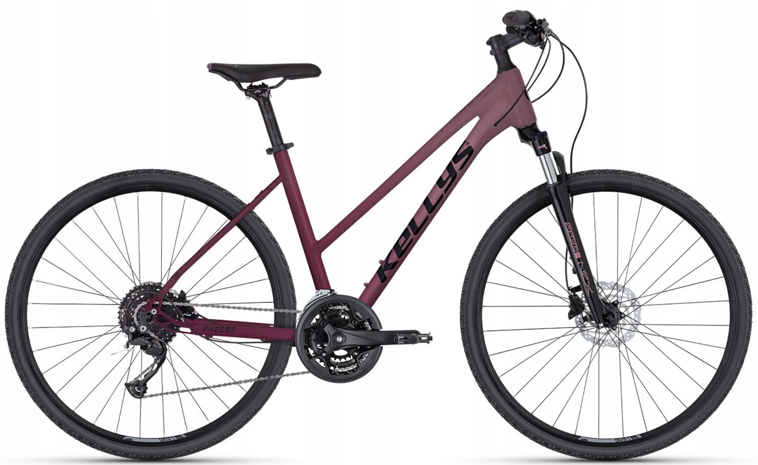 Rower 28 Kellys Pheebe 20 Rosy Red Shimano Hydraulika Aluminiowy