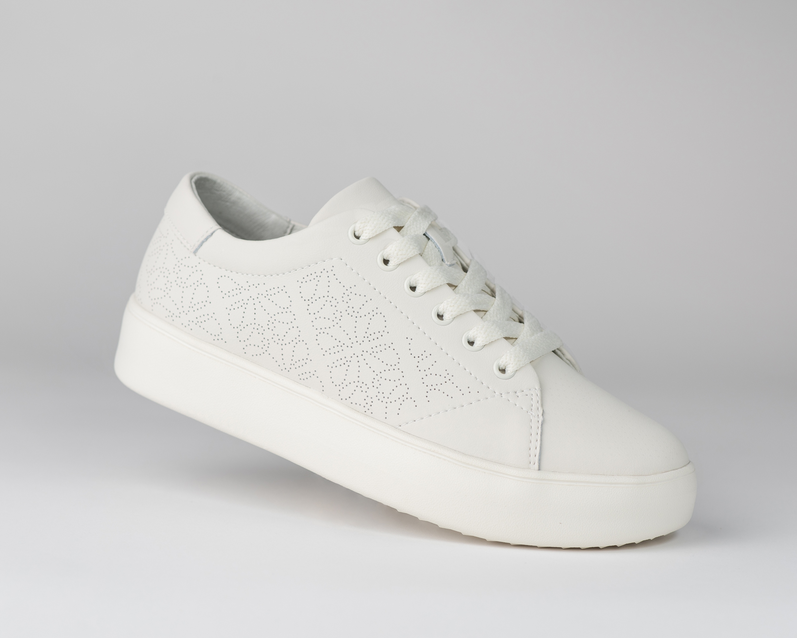 Tenisky Goodin GD-FT-112 přírodní lícová kůže, ažurová barva béžová vel.36