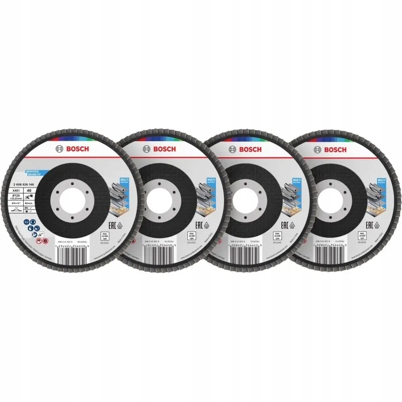 Bosch Sada 60 X Listová Brúska 125 mm X451 27MIXGD
