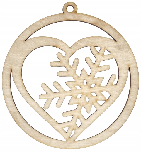 

Bombka drewniana na Gwiazdkę dla ukochanej