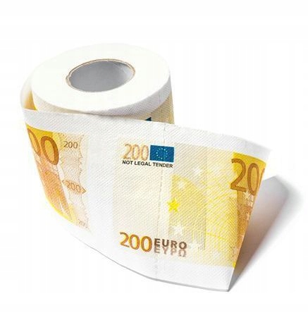 

Papier Toaletowy 200 Euro Eur Śmieszny