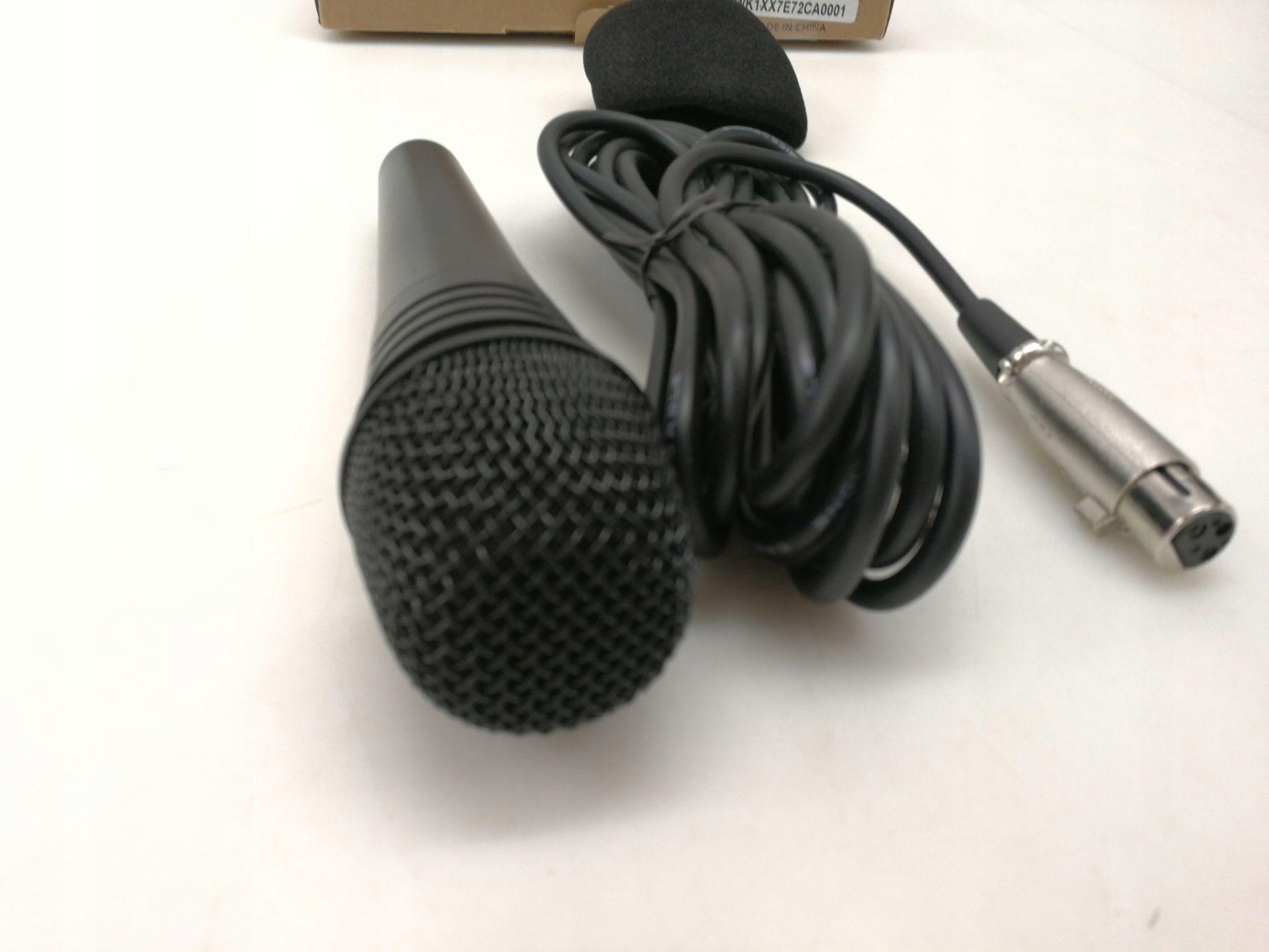 MIKROFON DYNAMICZNY TONOR Z KABLEM XLR 5 M Model TN492BL
