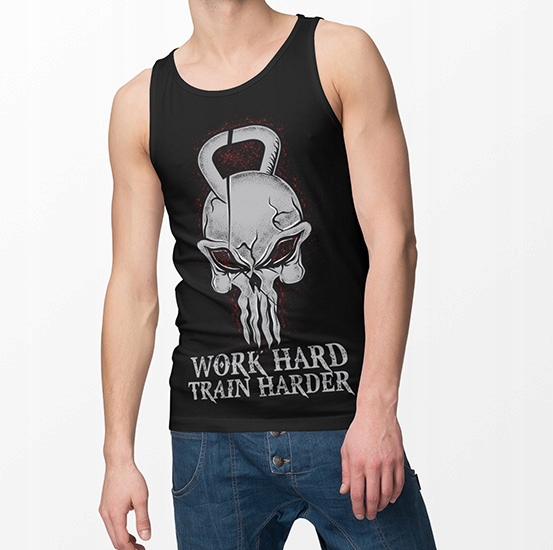 TANK TOP SIŁOWNIA WORK HARD