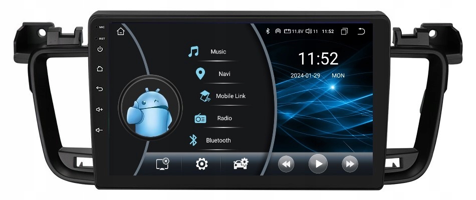 Rádio 2DIN Navigácia Android Peugeto 508 2/32 Gb Dsp Carplay Lte