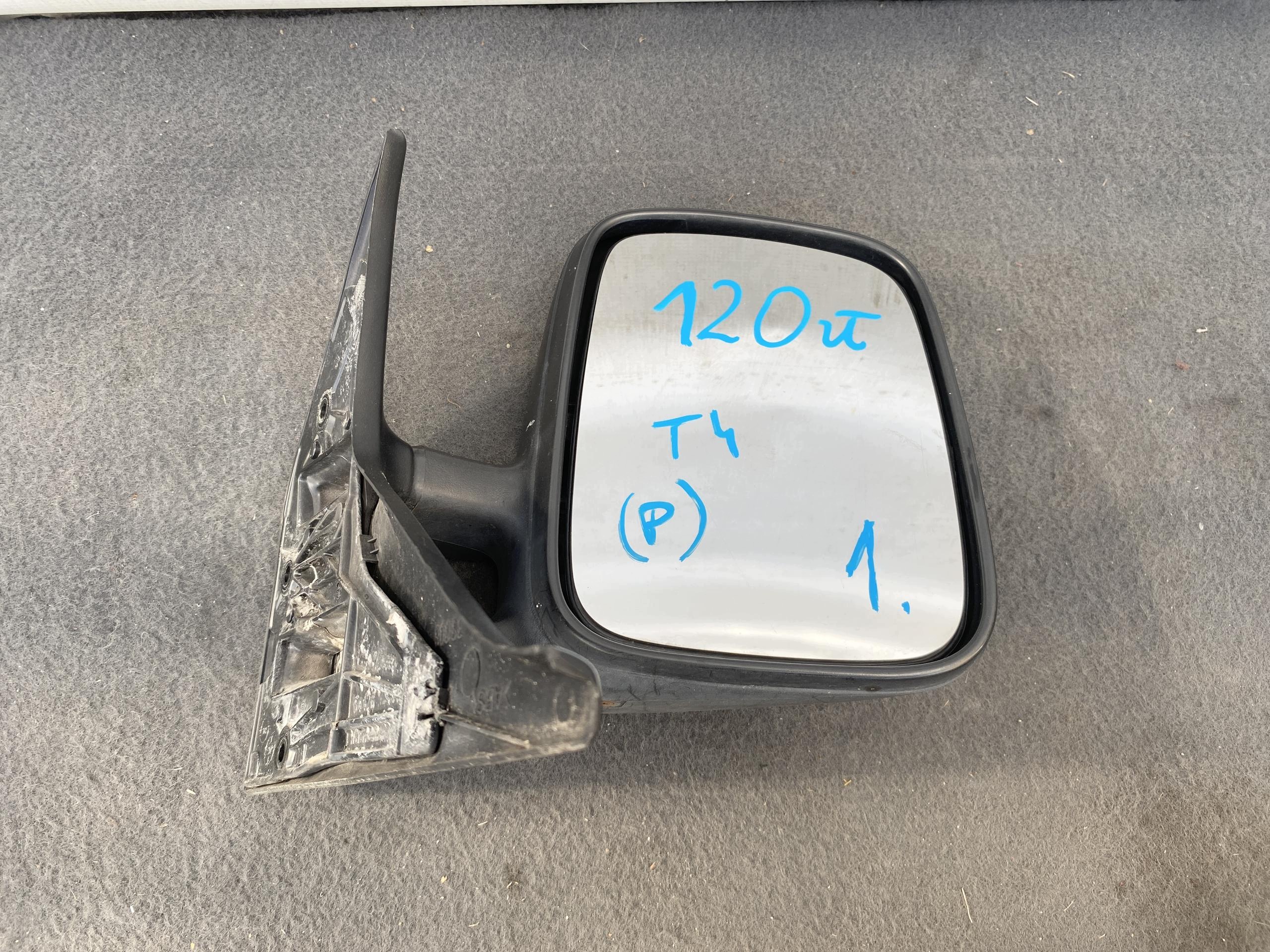 VW TRANSPORTER T4 96- mirror front right ORYGINALNE black,