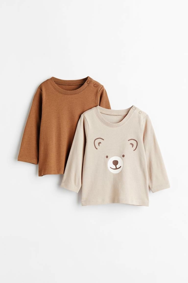 

Nowe H&m 2-pac bluzeczki Miś 92