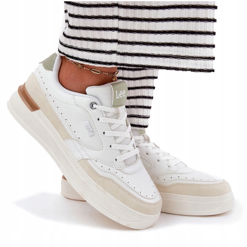 Dámské Tenisky Na Platformě Lee Emma Women Low 50251014.04L Béžové 41