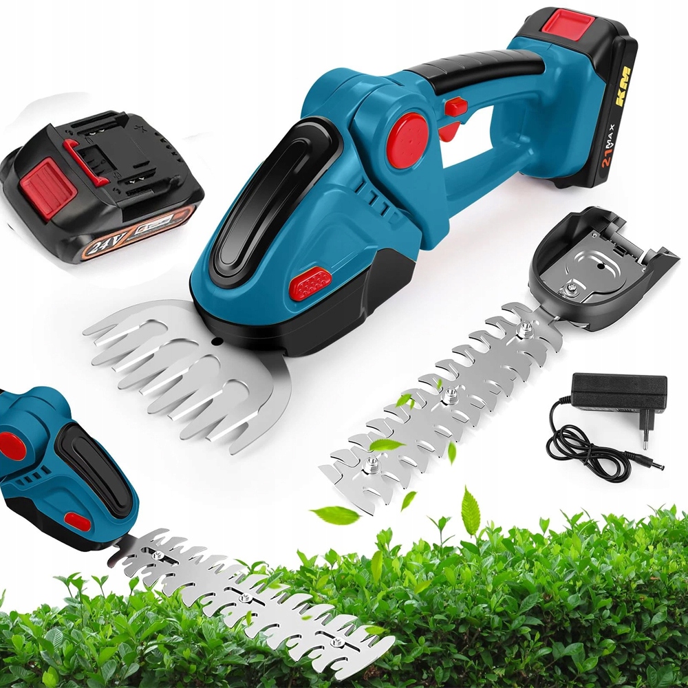 Akumulátorové nůžky Na Živý Plot Keřů 24V Akumulátorem 1.5Ah Nabíječka