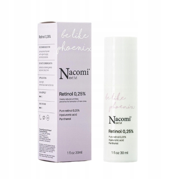 

Nacomi, Next Level, Retinol 0.25%, 30 ml