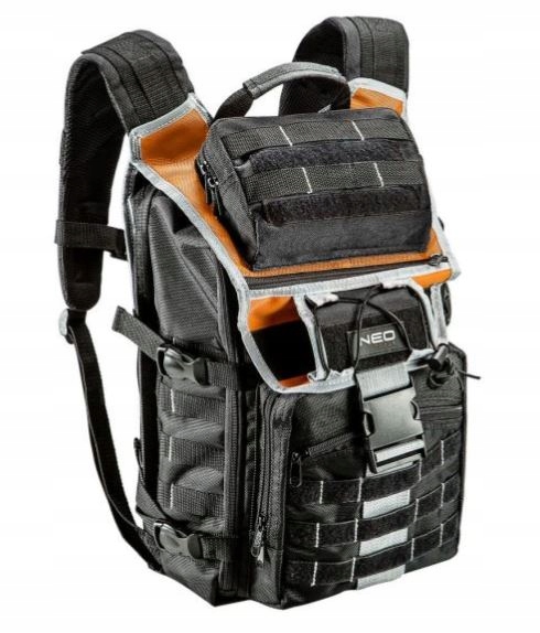 Plecak monterski dla elektryka wtrzymały kolor czarny 84-304 Neo Tools