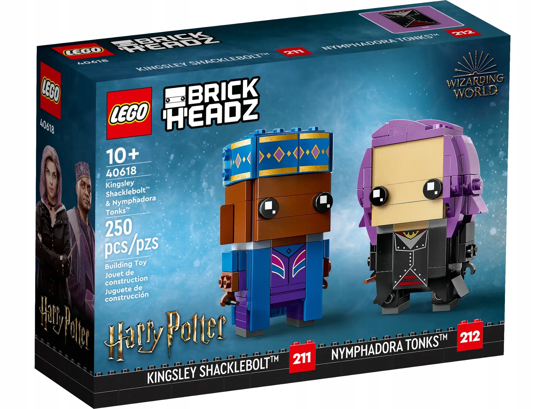 Lego BrickHeadz Harry Potter 40618 Kingsley Shacklebolt a Nimfadora Tonks