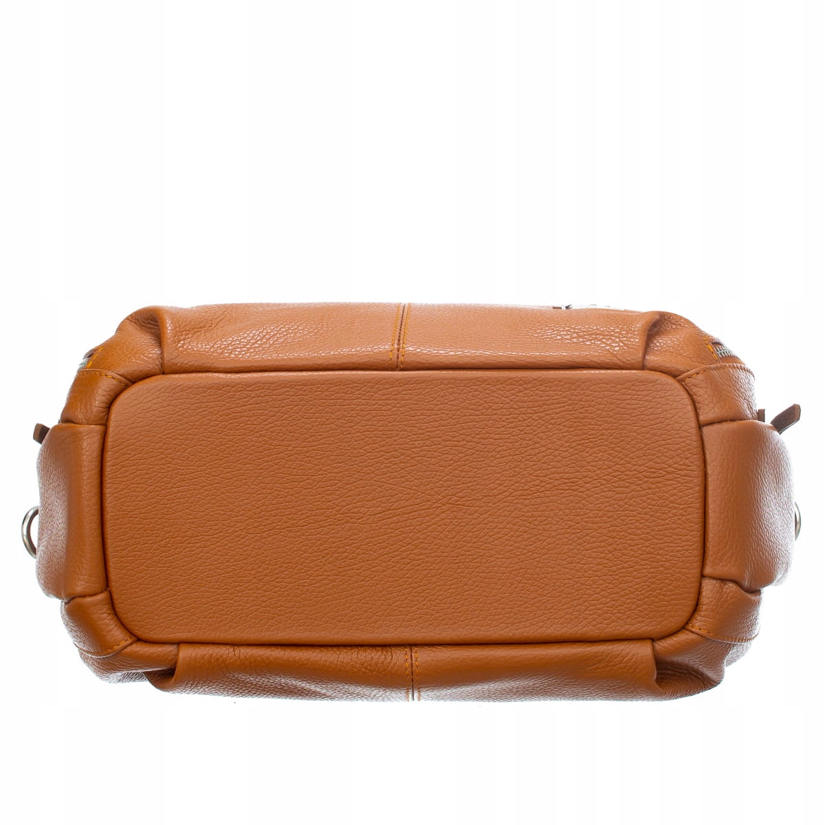 Torebka Skórzana Vezze Conta Ruda Styl miejski