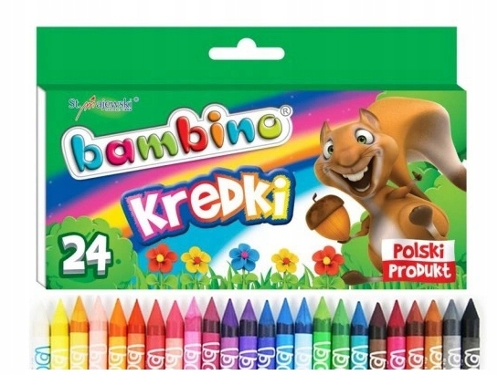 

Bambino, Kredki świecowe, 24