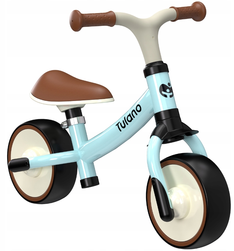 Rowerek Biegowy dla dzieci Tulano Niebieski Lekki 30kg 18m+ Regulacja