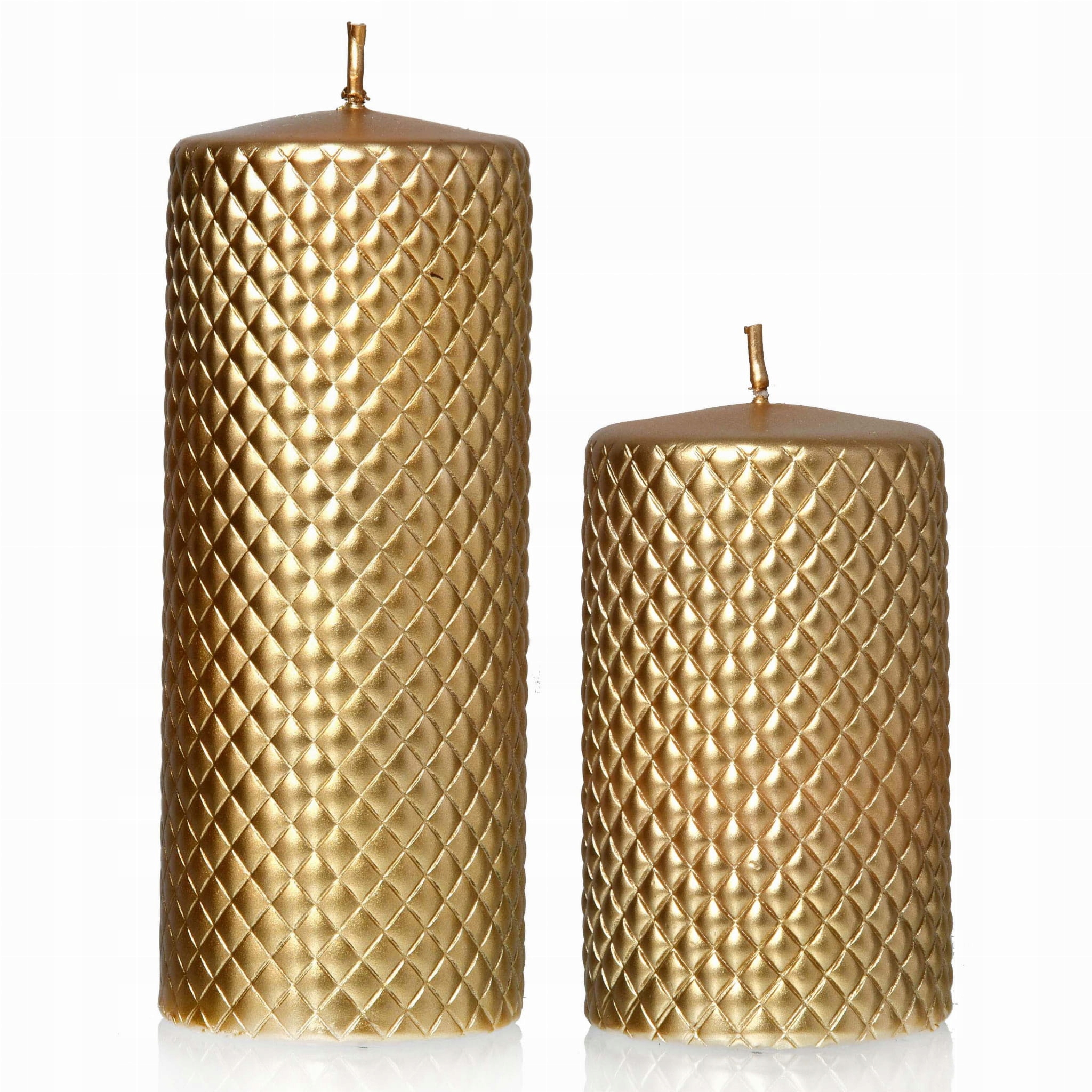 

Cadiz Zestaw 2 świec złoty , , Dekoracja