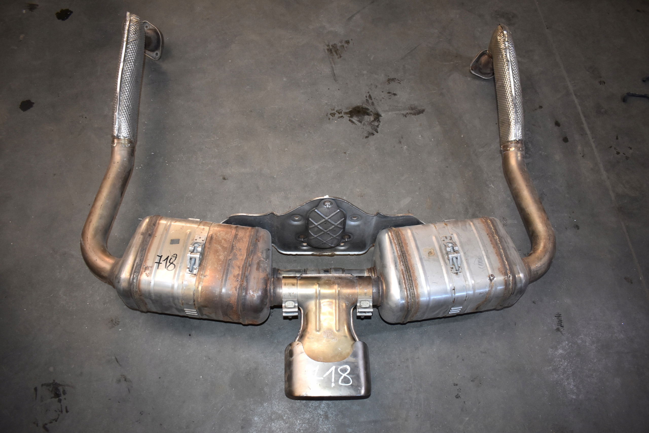 IDEALNY Complet Échappement PORSCHE 718 982 1