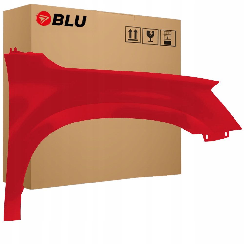 Blu Blatník Škoda Yeti 5L LF3K pravý červený 09-13 přední CorridaRot