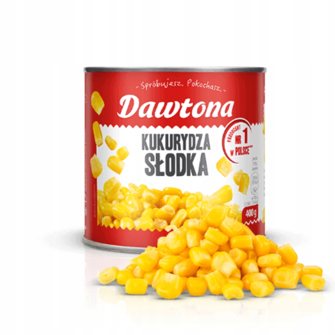 KUKURYDZA KONSERWOWA Dawtona 400g x 12 puszek EAN (GTIN) 5901713001795