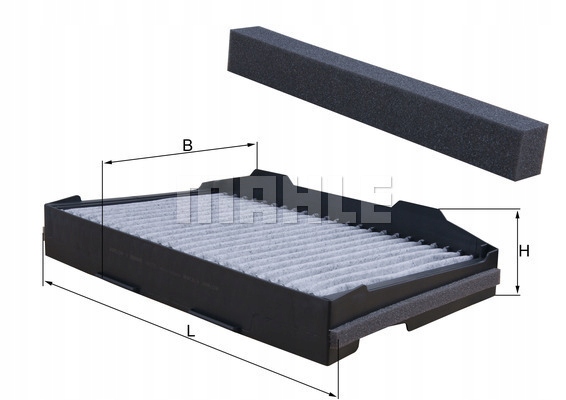 LAK 255 MAHLE Original фильтр, вентиляция пространства