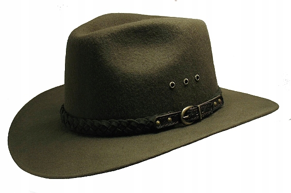 Lovecký klobouk Zeleň Green L009/09 Witleather Skoczów