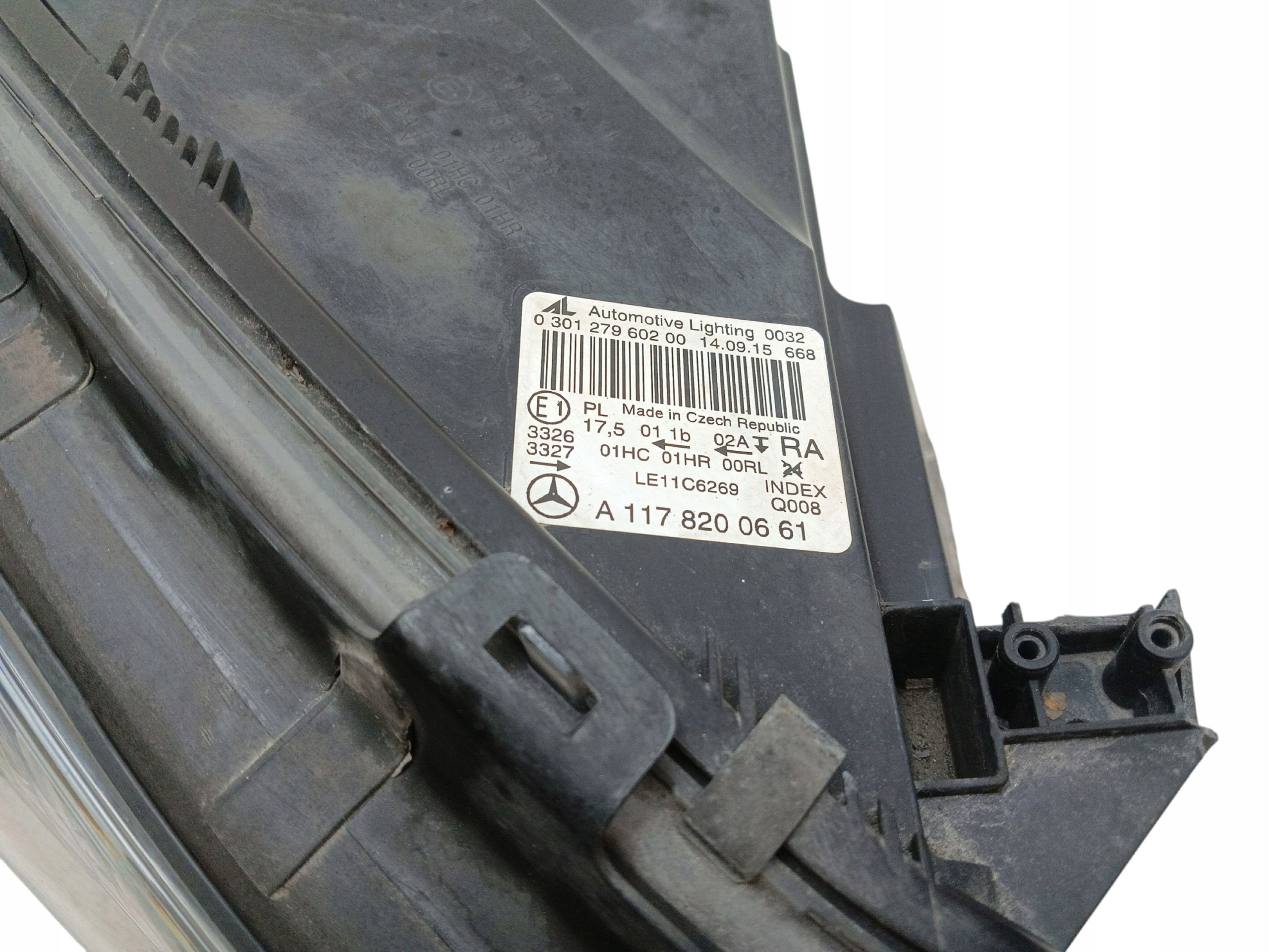 light REFLEKTOR right front MERCEDES CLA W117 (15-17) A1178200661 UK