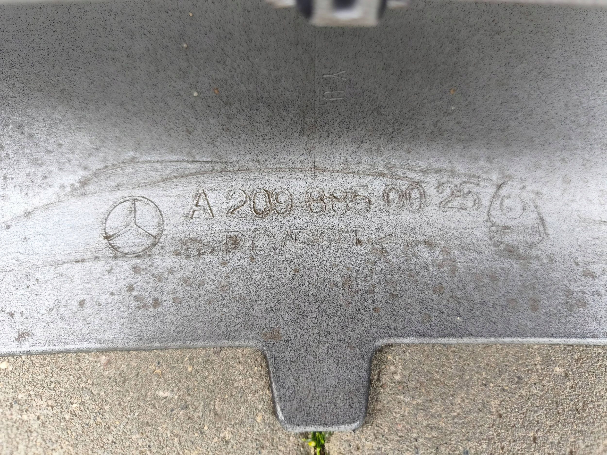 Mercedes Clk W209 02- bumper front front
