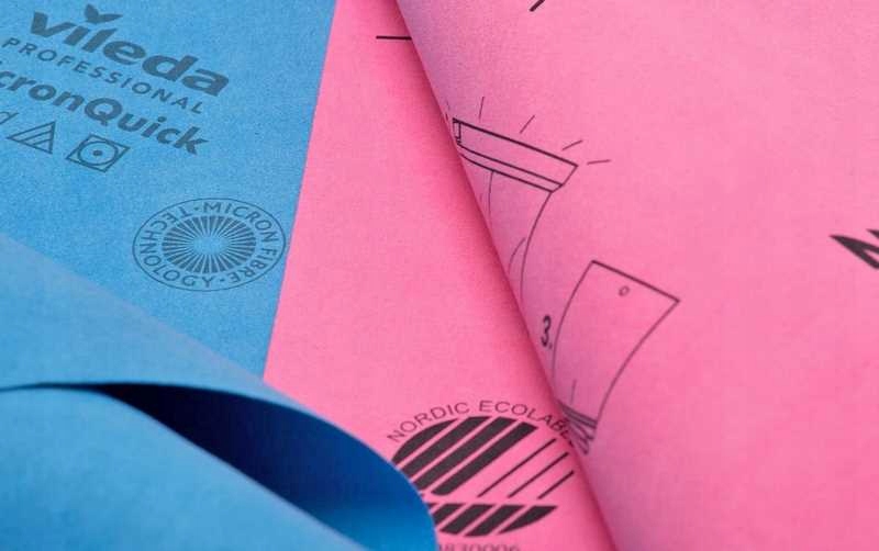 Ścierka r-MicronQuick Czerwona - 1 szt. Materiał mikrofibra (mikrofaza)