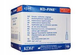 

Igły iniekcyjne Kd-fine 0,5x25 mm (25G) 100 szt.