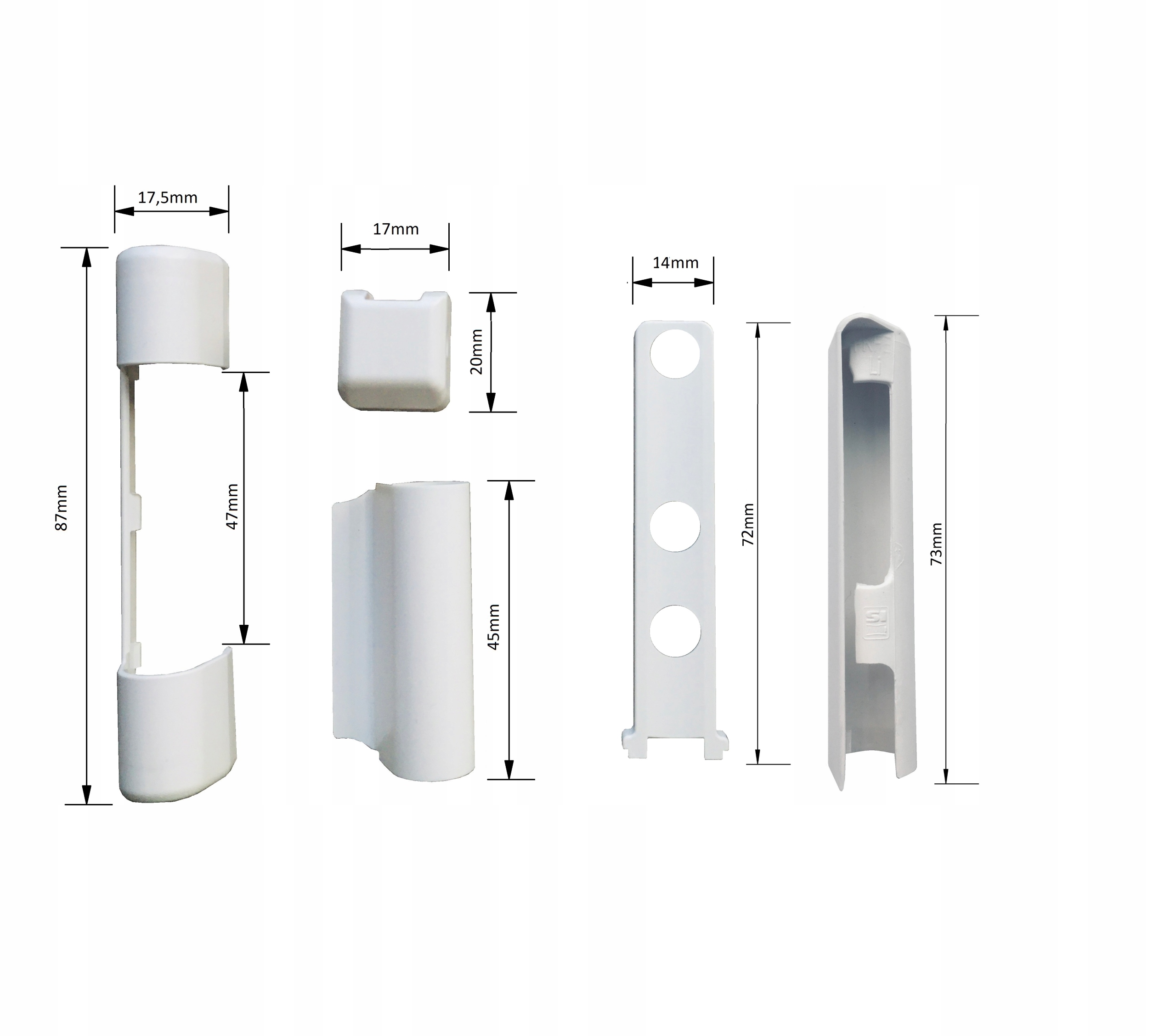 OSŁONKI NA ZAWIASY SI SIEGENIA ZAŚLEPKI OKNA LEWE Kod producenta BIAŁE PLASTIKI ZATYCZKI NAKŁADKI Li