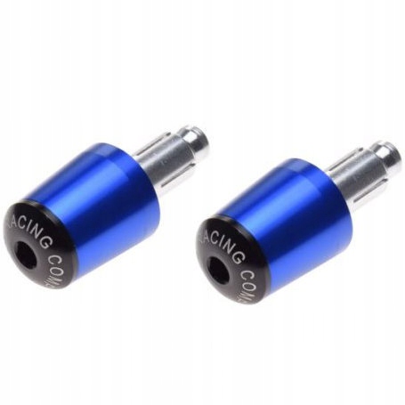 KOŃCÓWKI KIEROWNICY CIĘŻARKI niebieski MOTOCYKLOWE