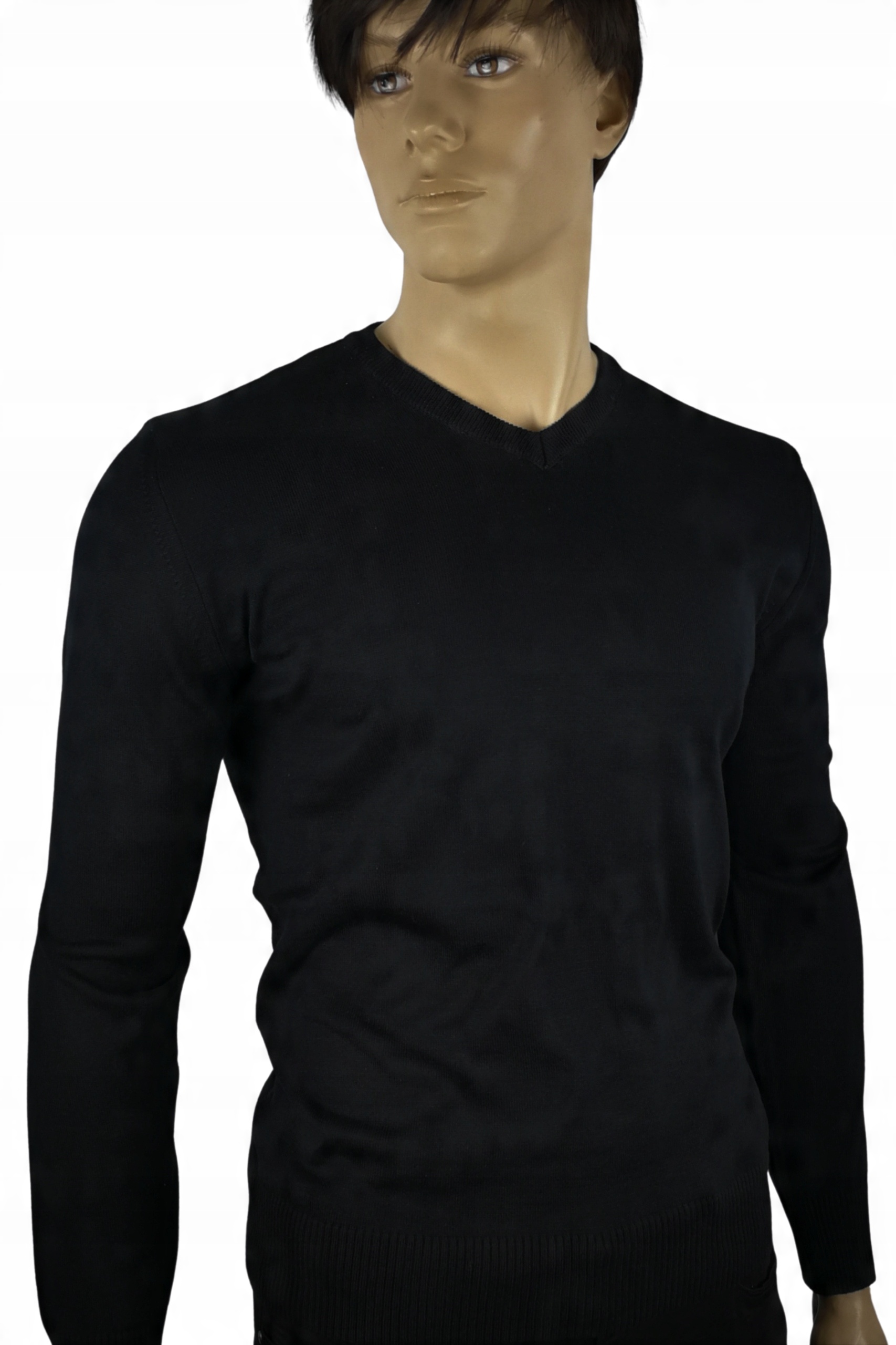 

Elegancki polski sweter do szpica V Top czarny M
