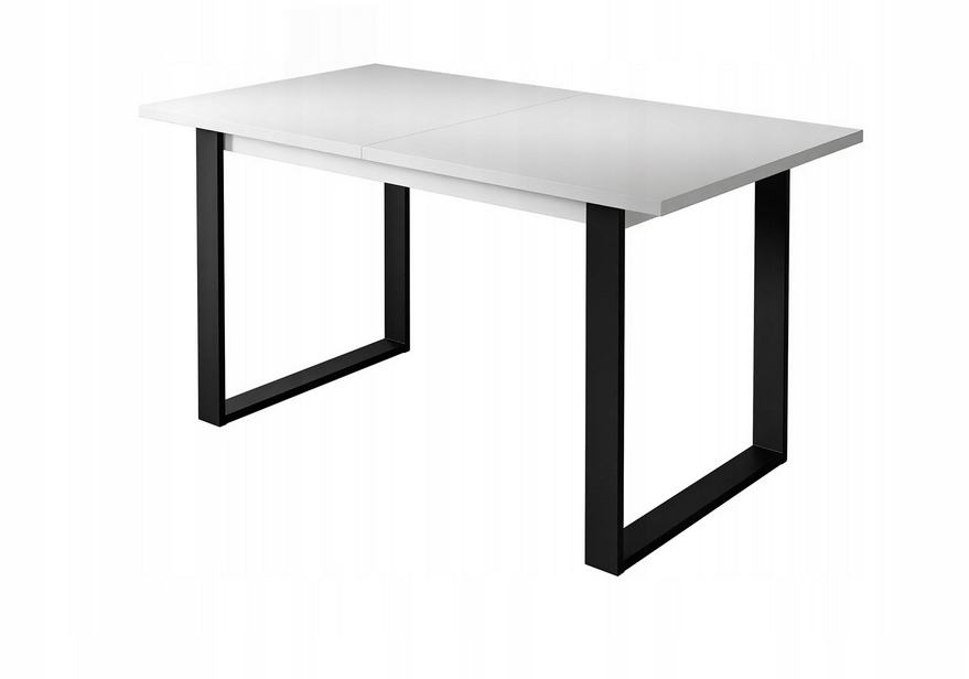 Stół Rozkładany Industrialny BIAŁY nogi metal