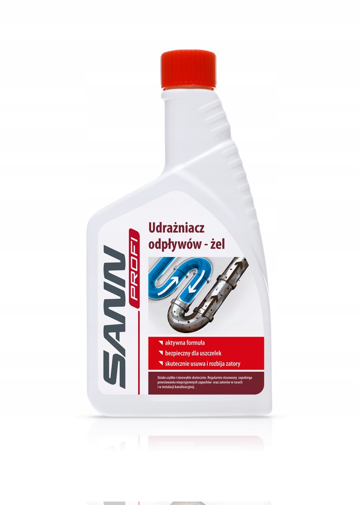 

Udrażniacz Odpływów Sann Profi 500 ml