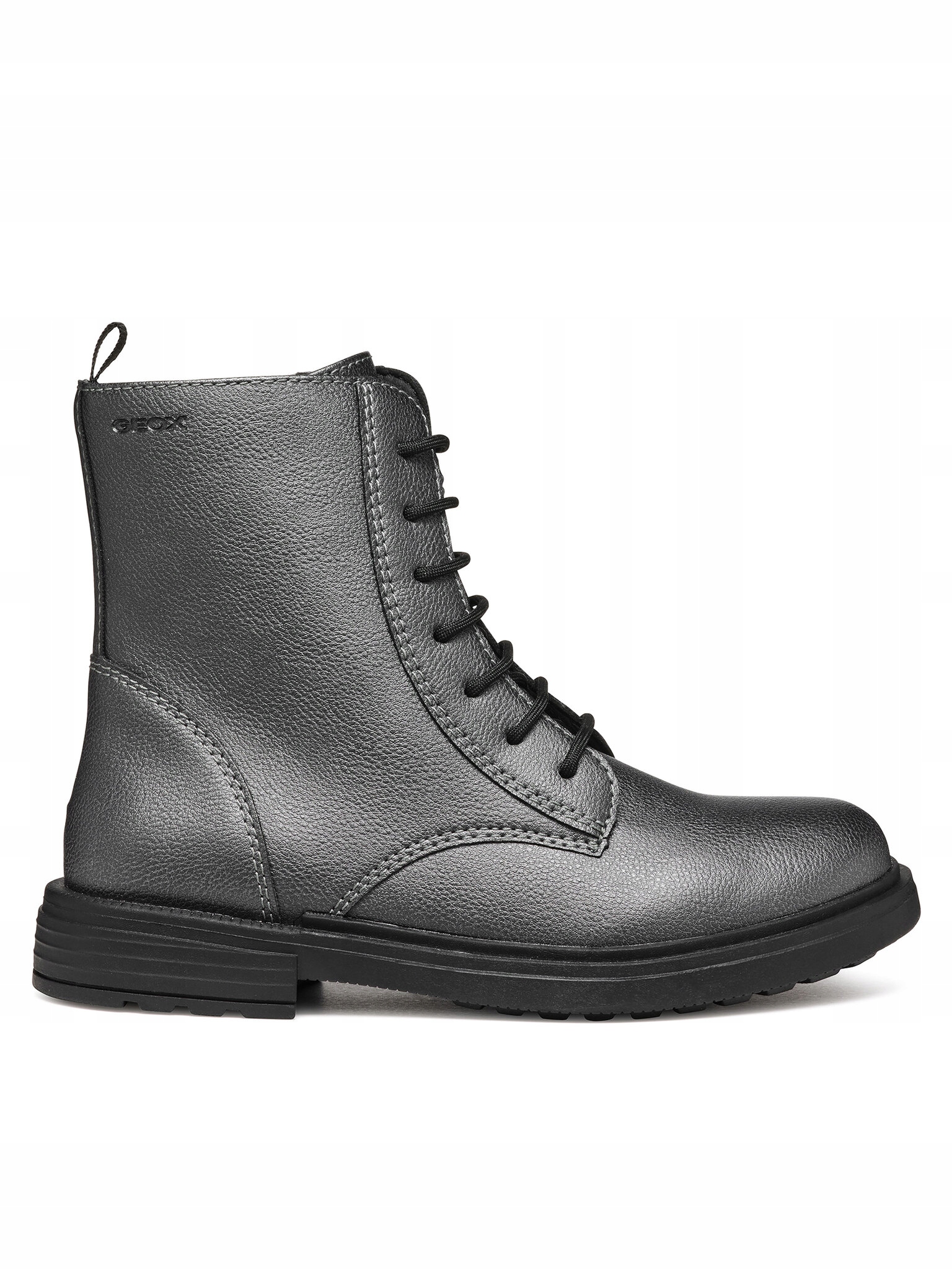 Geox Kozaki Dziewczynki Jr Eclair J049QD 000BC C1357 S szary