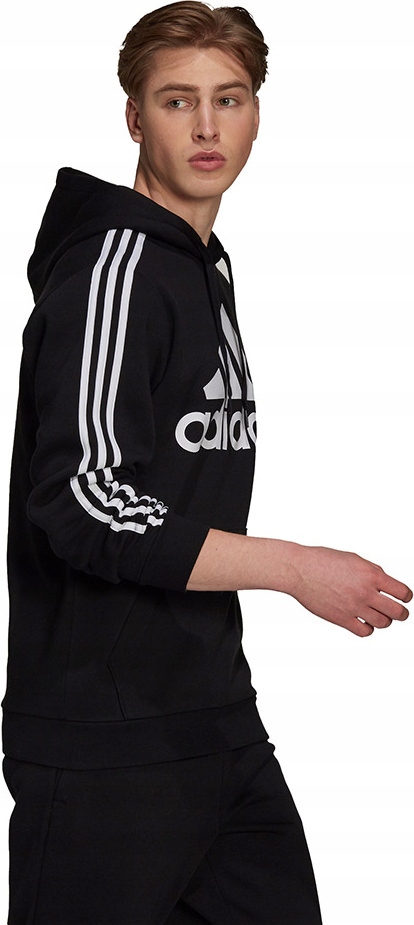 Pánská Mikina Adidas Essentials Sportovní Hoodie Černá vel. S