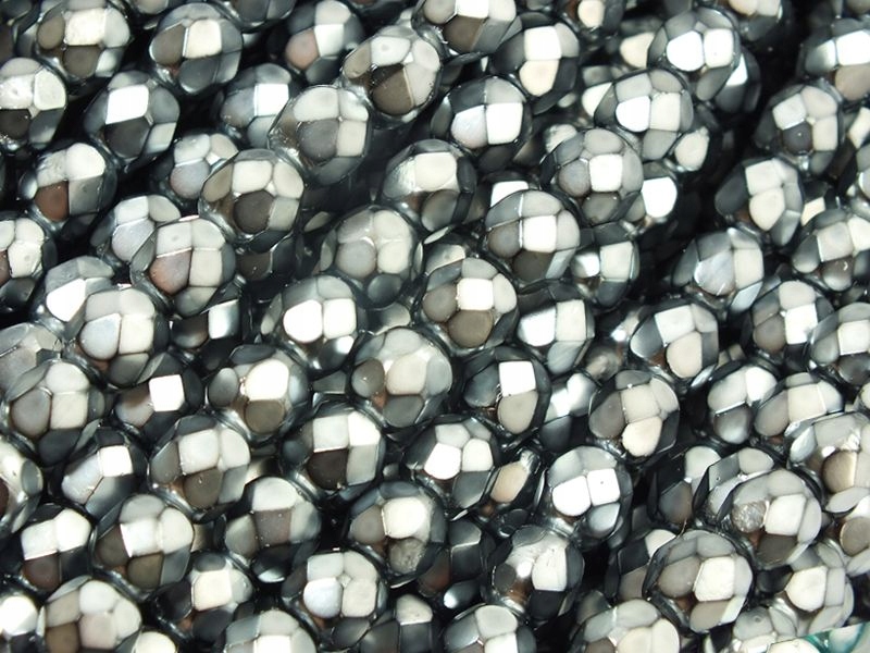 Fp 6mm Black Frosted Pearl 20 sztuk