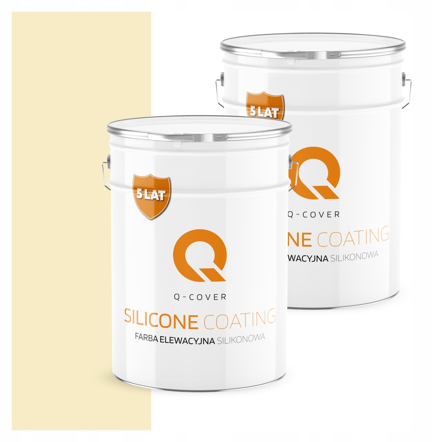 Fasádna farba Fasádová 10L Silikónová Uv Farba Žltá Jasná