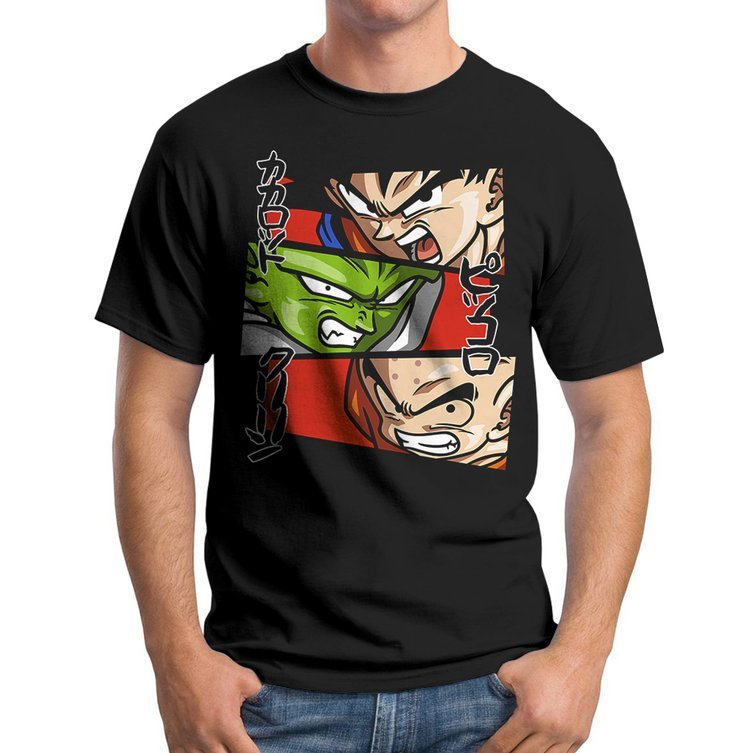 

Koszulka T-Shirt Goku Piccolo Krillin Dbz M
