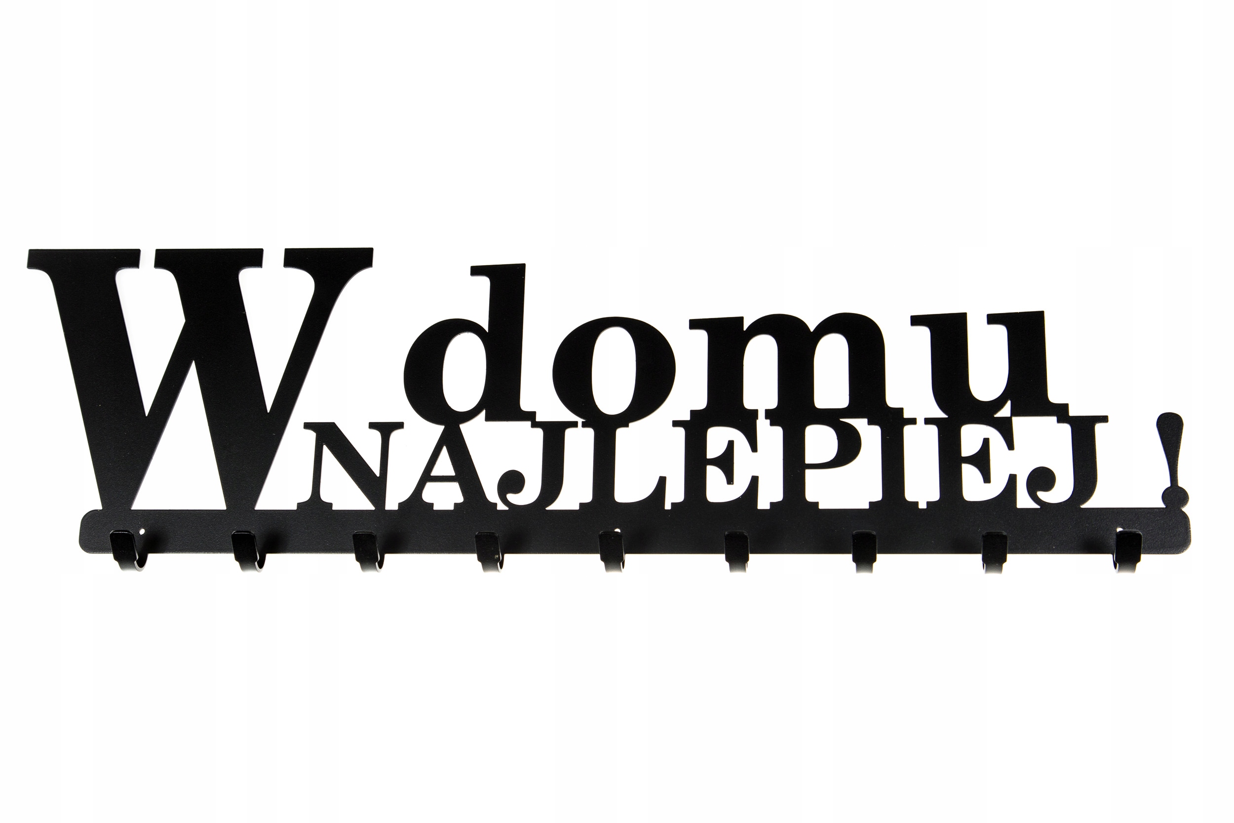 

Wieszak na ubrania wiszący napis haczyk duży XL