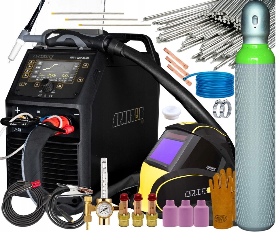 

Spawarka Spartus Pro Tig 225P Puls Ac/dc Zestaw