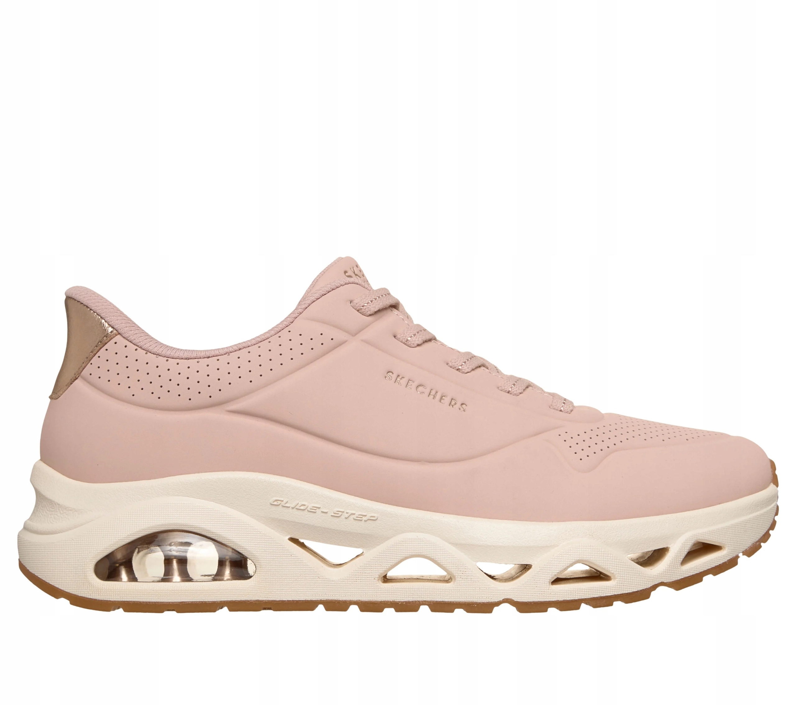Dámské boty Skechers Slip-ins: Uno Glide-Step Glide On Air světle růžové